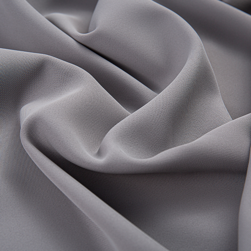 HY016 260gms cinza fosco textura respirável tecido spandex elástico de quatro vias para roupas esportivas, moda casual