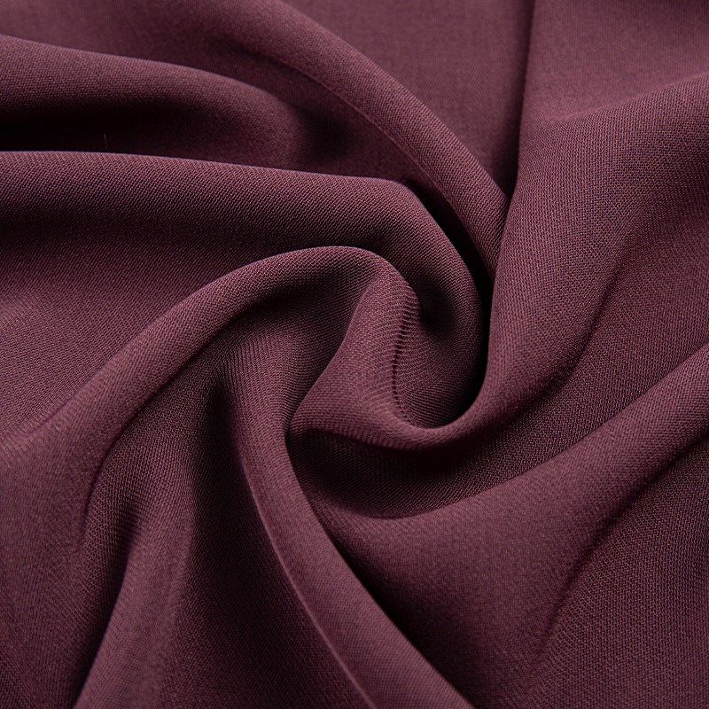 HY587 230GSM imitação de acetato Lelis tecido de malha roxo escuro para roupas femininas e roupas esportivas