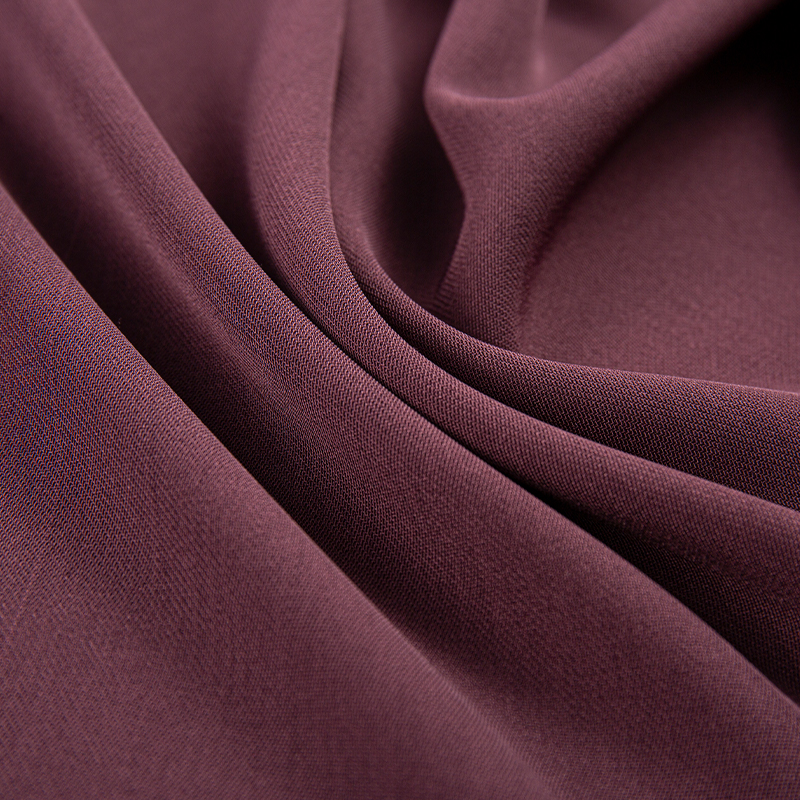 HY587 230GSM imitação de acetato Lelis tecido de malha roxo escuro para roupas femininas e roupas esportivas